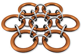 Linked jump rings